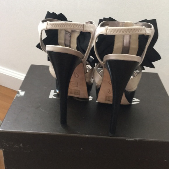 Platform satin sandals - Picture 5 of 5